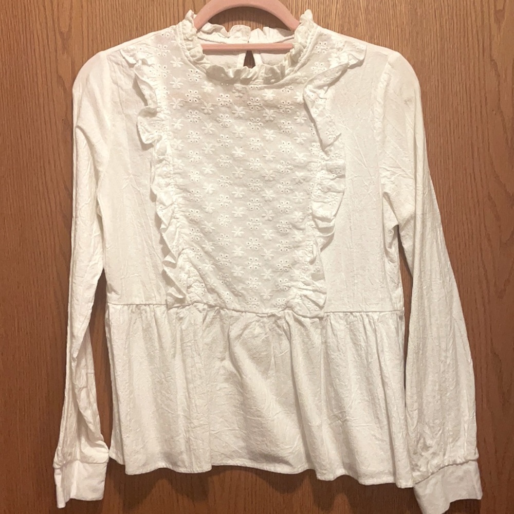 White lace top